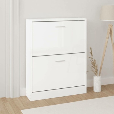 VidaXL 59x17x81 cm 342539 bílý s vysokým leskem