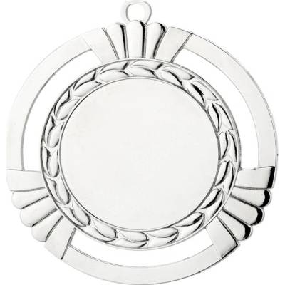 Medaile průměr 90 mm s emblémem Stříbrná