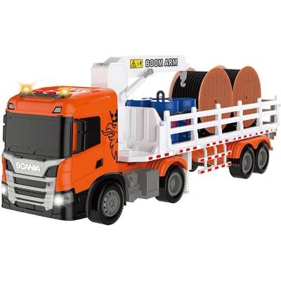 Ocie Scania Камион с Кран Светлини и Звуци (1012485F)
