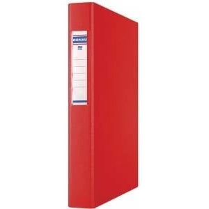 DONAU 4-ring binder A4 40mm red (3735001PL-04)