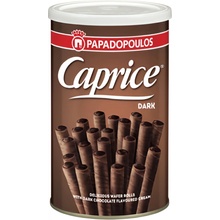 Papadopoulos Caprice plněné trubičky Dark 115 g