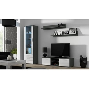 Cama meble Cama комплект два рафта 125см SOHO сив мат (SOHO POL SZ)