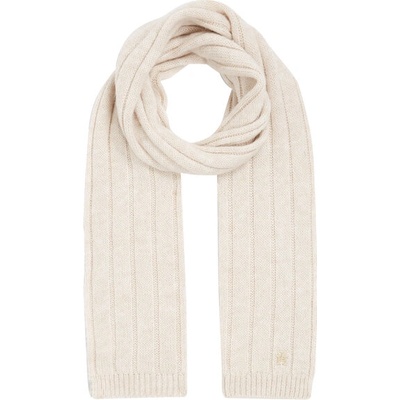 Tommy Hilfiger Зимен шал Tommy Hilfiger Th Timeless Scarf AW0AW15351 Cashmere Creme ABH (Th Timeless Scarf AW0AW15351)