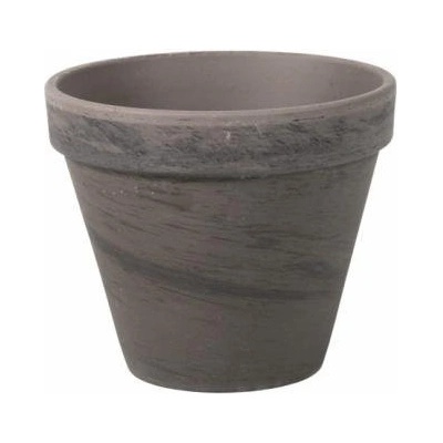 TMX Květináč KLASIK 14/15 x 14cm čedičový melír