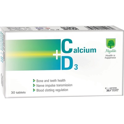 Magnalabs Calcium + D3, 30 таблетки, Magnalabs