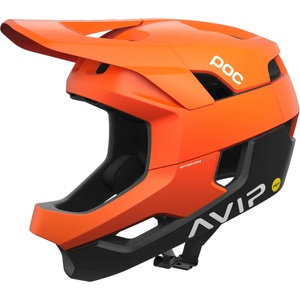 POC Full Face каска Poc Otocon Race MIPS Bike helmet - Fluorescent Orange AVIP / Uranium Black Matt - размер S 51-54 cm (851-1176-0112)