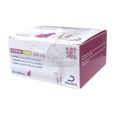 Porus One Dechra Porus One Powder - допълваща храна за котки 30 x 500 мг