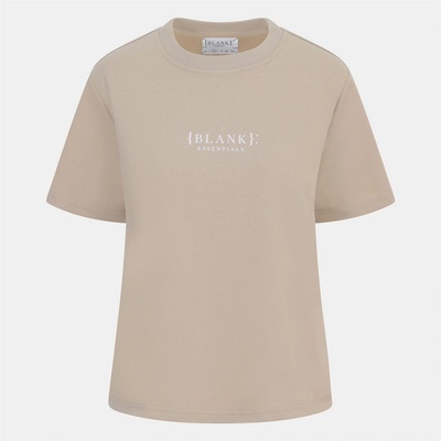 Blank Essentials Дамска тениска Blank Essentials Blank E Core Puff Print T-Shirt Ladies - Summer Sand