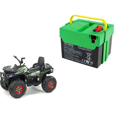 andos Bateriový box pro dětskou čtyřkolku X-MAX 607 4x2, baterie 12V/7Ah