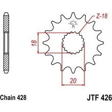 JT Sprockets JTF 426-15