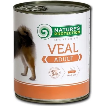 Image 1 of AKVATERA Nature's Protection DOG Adult Veal, консерва с телешко месо за капризни пораснали кучета, Литва - 800 гр