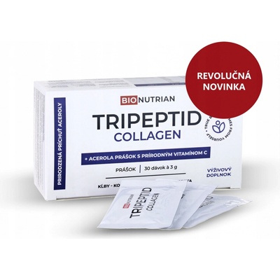 Bionutrian TRIPEPTID Collagen + acerola 30 dávok