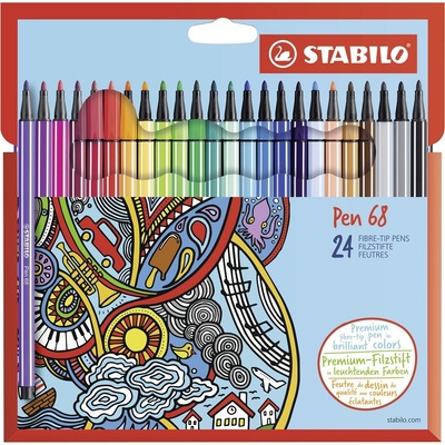 Stabilo Pen 6824-7 sada 24 ks