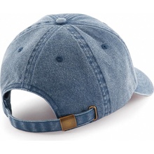 Beechfield Nízkoprofilová Vintage Vintage Denim
