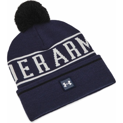 Under Armour Halftime Pom beanie modrá