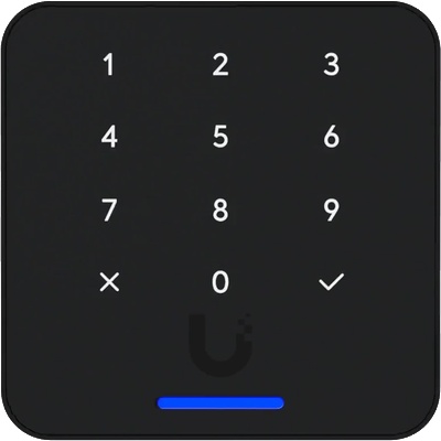 Ubiquiti Ubiquity UA-G3-Flex-B - NFC четец на карти от трето поколение с клавиатура и поддръжка на Touch Pass (UA-G3-FLEX-B)