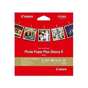 Canon Plus Glossy II PP-201, 5x5", 20 sheets (2311B060AA) - dig