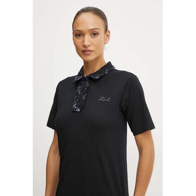 KARL LAGERFELD Памучна рокля Karl Lagerfeld (A1W13042)