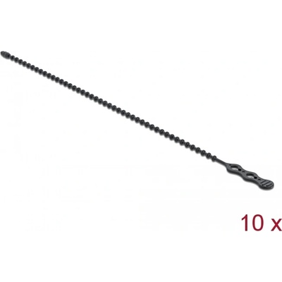 Delock Връзки за многократна употреба Hx 210 x W 4, 5 mm 10 бр. черни