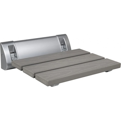 AQUALINE Skladacie sedadlo do sprchy 32 x 32,5 cm sivé AE236GR