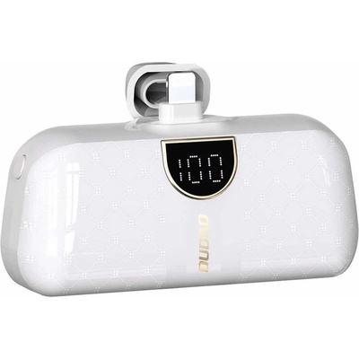 Dudao K20SL Mini Power Bank 5000 mAh Lightning - външна батерия с Lightning конектор (бял)