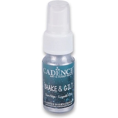 Cadence farba na textil v spreji 25 ml strieborná