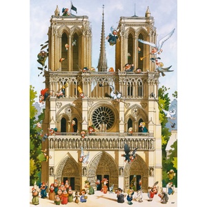 Heye - Puzzle Loup: Vive Notre Dame - 1 000 piese