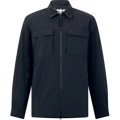 AQUASCUTUM Риза с дълъг ръкав AQUASCUTUM Men's Active Stretch Long Sleeve Zip Overshirt - Black