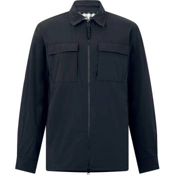 AQUASCUTUM Риза с дълъг ръкав AQUASCUTUM Men's Active Stretch Long Sleeve Zip Overshirt - Black