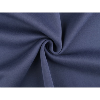Teplákovina počesaná PES jednobarevná Varianta: 4 (29) modrá jeans, Balení: 1 m