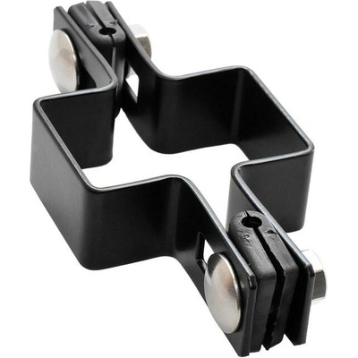 EKOfence Objímka priebežná na plotový stĺpik ZnPVC 60x40mm čierna M 13621