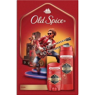 Old Spice Epic Legend sprchový gél 250 ml + deostick 50 ml darčeková sada