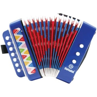 SVOORA Син акордеон със 7 клавиша (14 ноти) от svoora (sv10298)