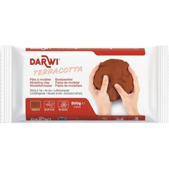 Darwi The Self-Hardening Modelling Clay Terracotta Самосъхнеща глина Terracotta 500 g (DA0810500000C)