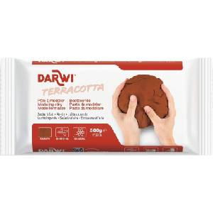 Darwi The Self-Hardening Modelling Clay Terracotta Самосъхнеща глина Terracotta 500 g (DA0810500000C)