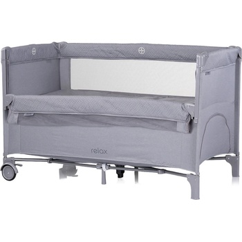 Chipolino Бебешка кошара с падаща страна Chipolino - Релакс, облак лен (KOSIRE252CL)