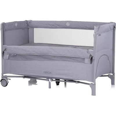 Chipolino Бебешка кошара с падаща страна Chipolino - Релакс, облак лен (KOSIRE252CL)