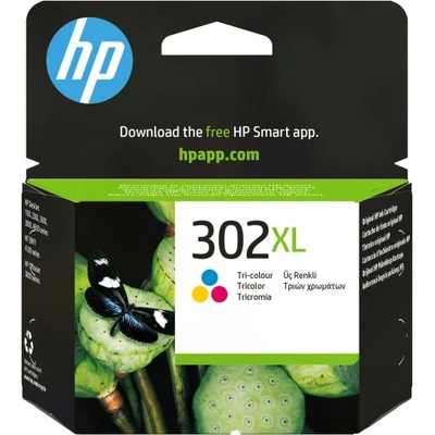 HP Тонер касета, HP, F6U67AE Nr. 302XL Color XL CMY (F6U67AE)