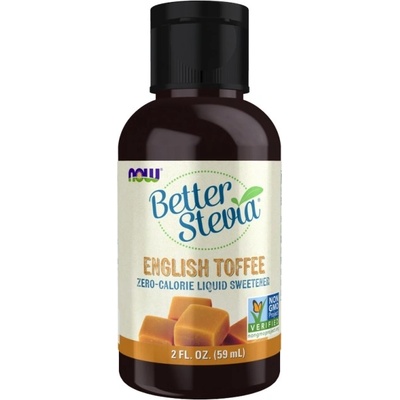 NOW Better Stevia Liquid | Different Flavors [59 мл] English Toffee