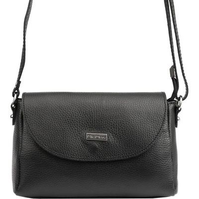 Mia More malá kožená crossbody kabelka no. 018 černá