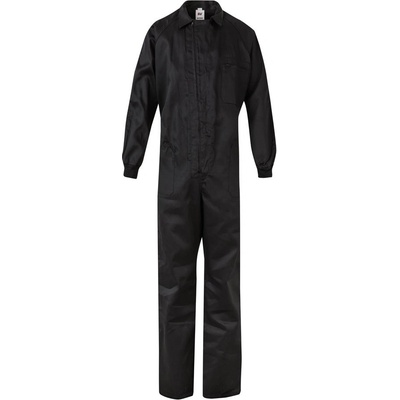 VL YAMA. Kučeravý overal Čierna