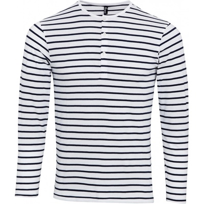 Premier pánská košile PR 218 WHITE/navy