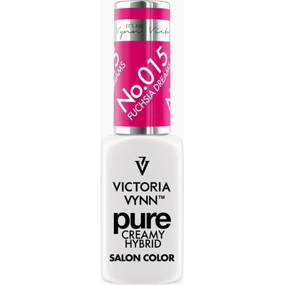 VICTORIA VYNN Hybridní gel lak PURE CREAMY HYBRID 015 Fuchsia Dreams 8 ml