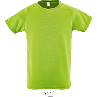 Sol's Collection tričko Sporty Kids COT-25116609385 zelené jablko