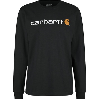 Carhartt WIP Мъжка блуза с дълъг ръкав Carhartt Core Logo L/S Longsleeve - Black - размер M (016-7683-0113)