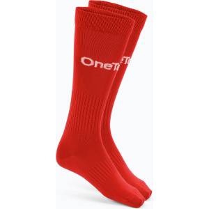 OneTeam Детски футболни чорапи OneTeam Precision football socks комплект 2-pack червен