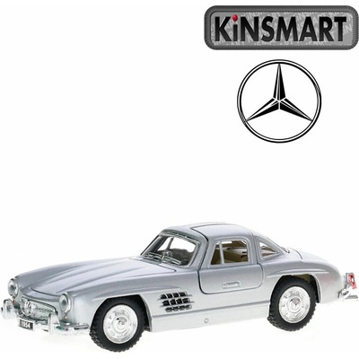 Kinsmart 1954 Mercedes-Benz 300SL strieborný 1:36