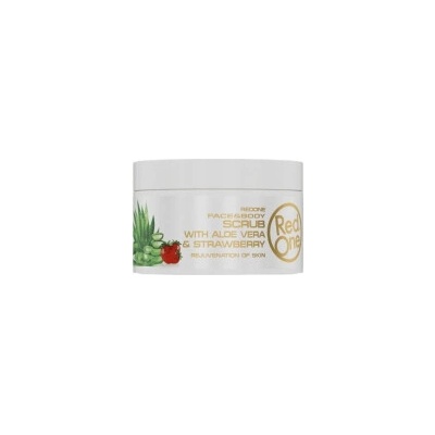 RedOne peeling na telo aloe vera & strawberry 400 ml
