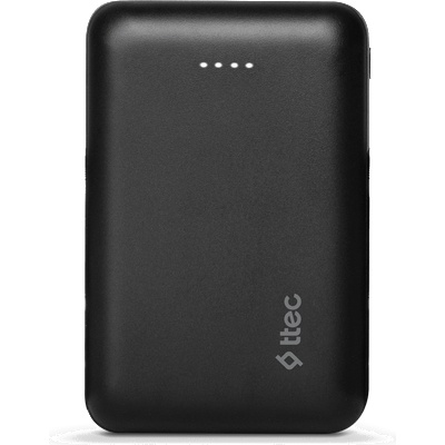 Ttec Външна батерия ReCharger Duo 10.000 mAh Powerbank with USB-C Input/Output - Черна (8694470828756)