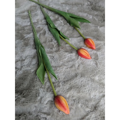 Oranžovo-červený tulipán Prémium 40cm